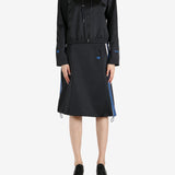 Black hoodie, full body view