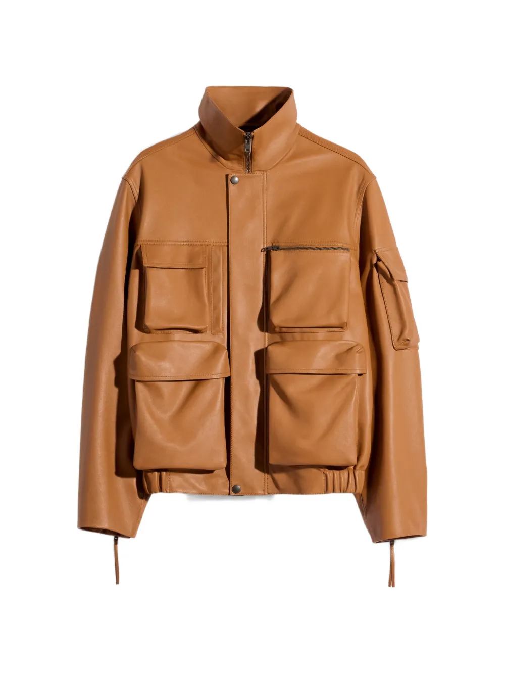 Brown jacket, full view