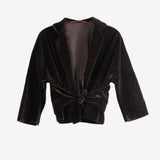 Black jacket, front view