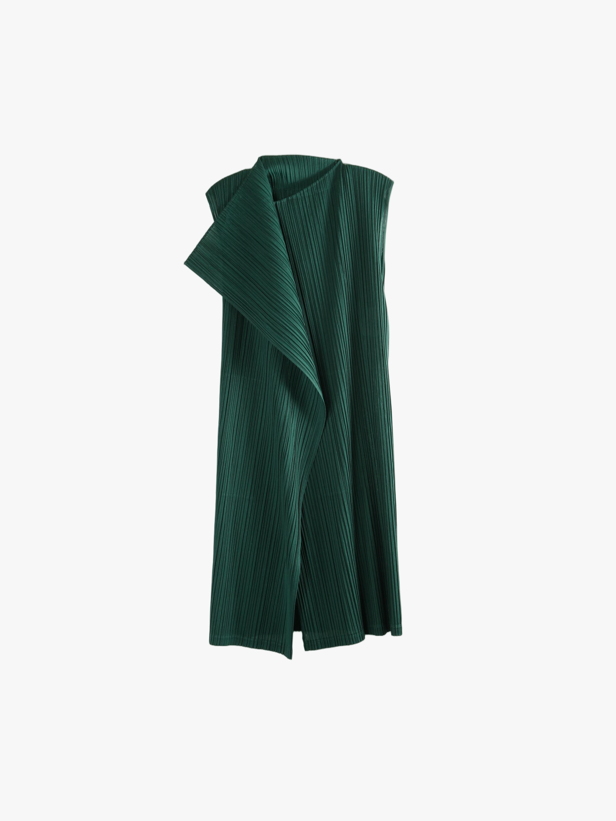 Green dress, front view