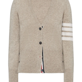 tan knitwear, front view