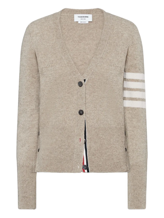 tan knitwear, front view