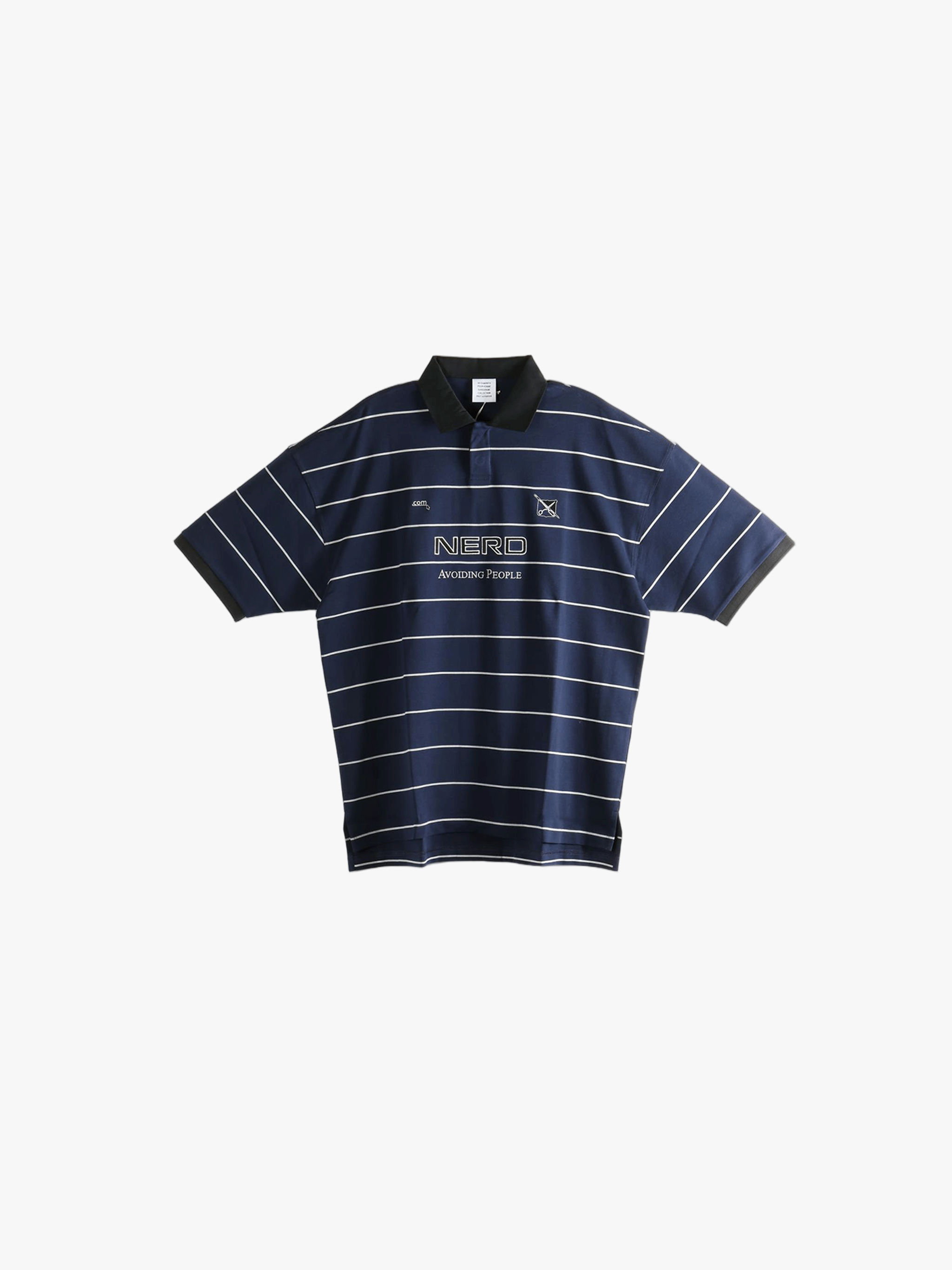 Navy t-shirt, front view