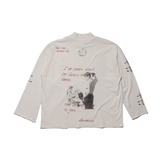 White t-shirt, front view