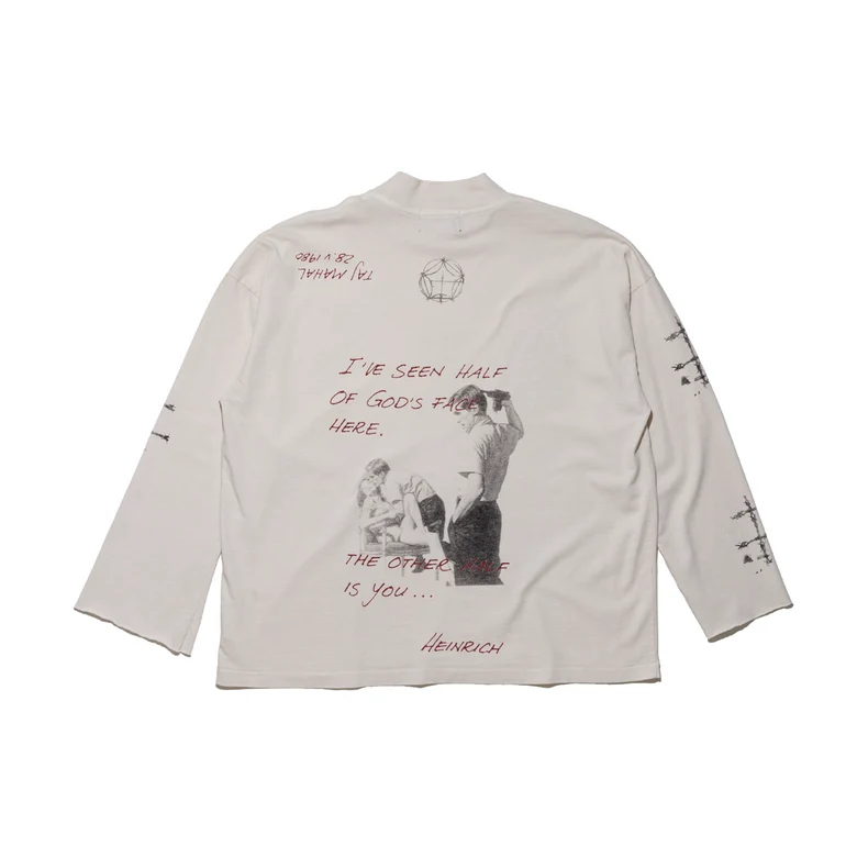 White t-shirt, front view