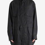 Black shirt, full body view