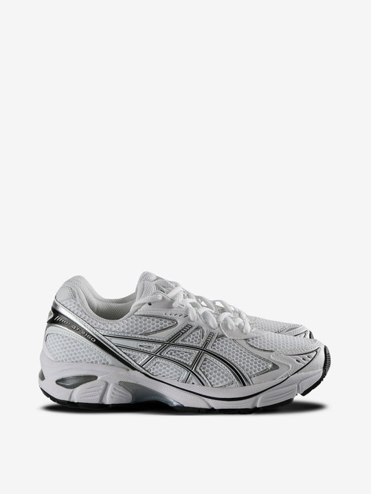 White running shoes, side view