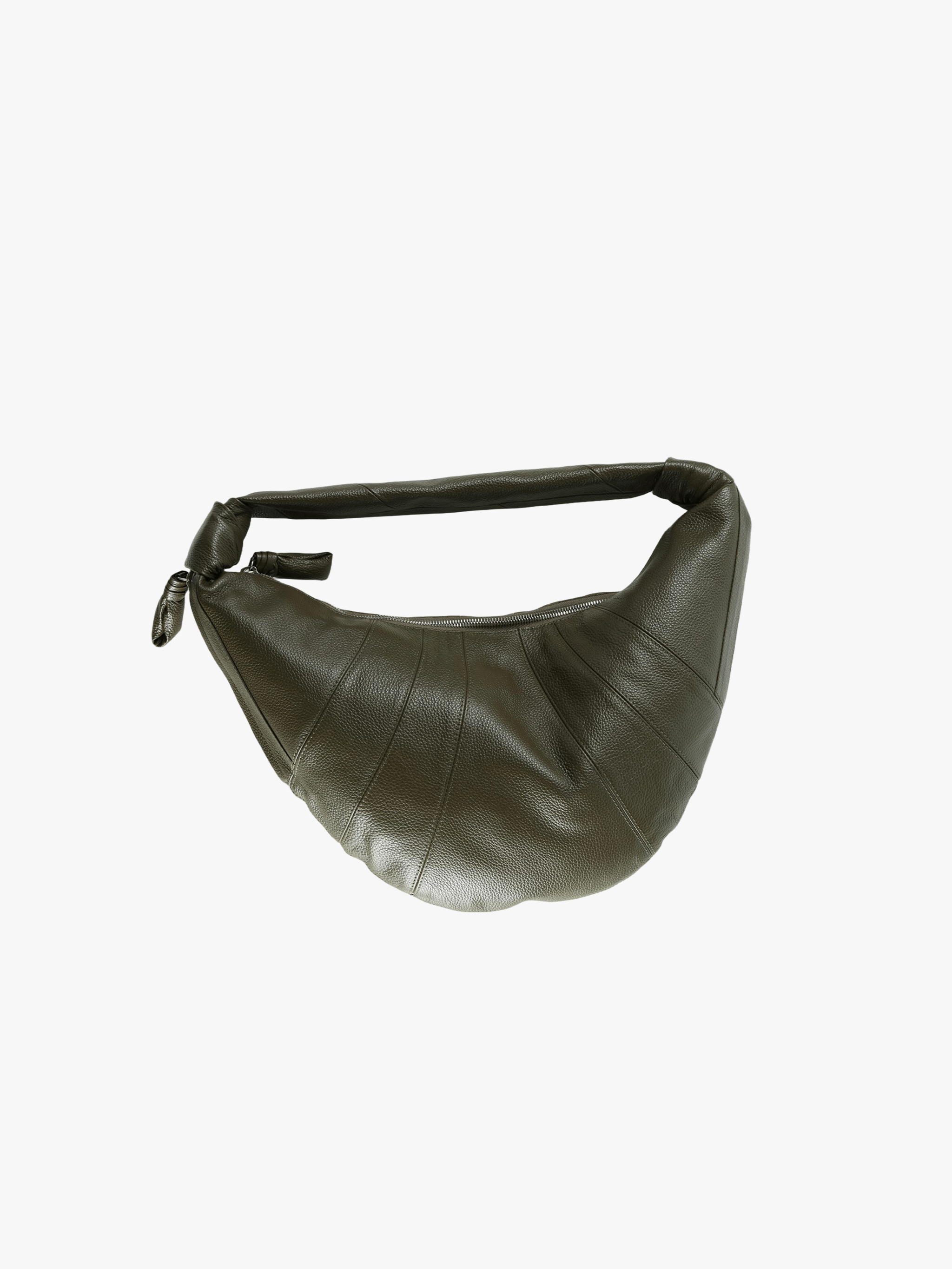 Green bag, side view