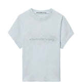 Blue t-shirt, front view