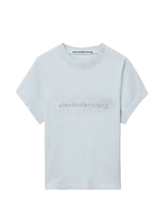 Blue t-shirt, front view
