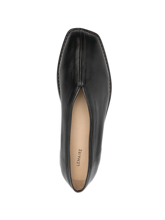 black shoes,top view