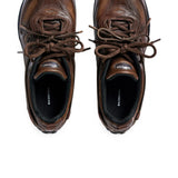 Brown shoes, front view
