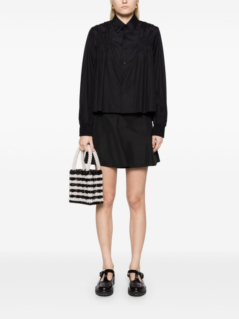 COMME DES GARCONS NOIR - Women Symmetric Wrinkle Blouse