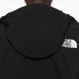Close up of black jackets, showing texture of the polyester fabric