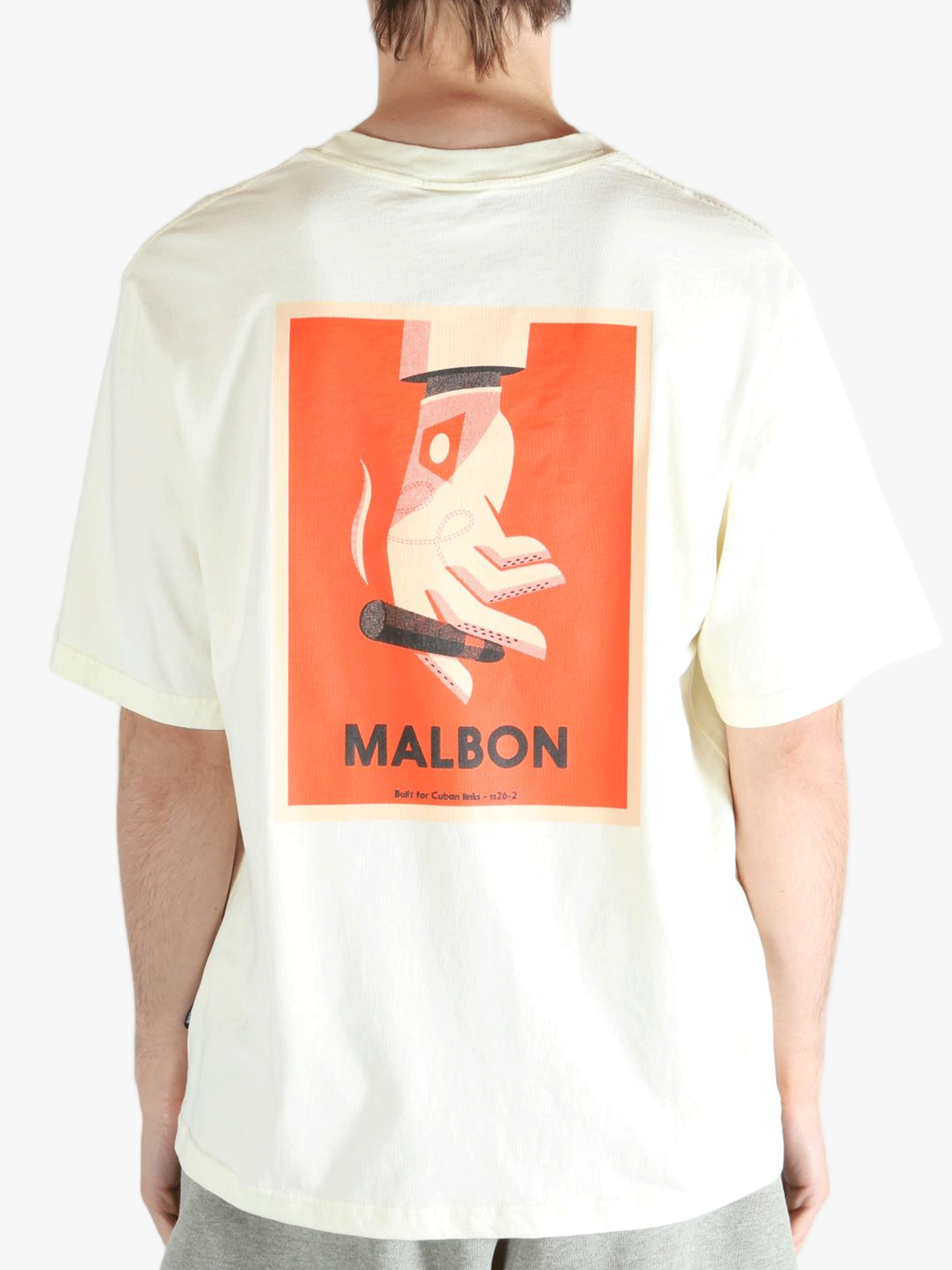 MALBON - Men Bermuda Cigar Tee – Atelier New York MALBON - Men Bermuda Cigar Tee – Atelier New York