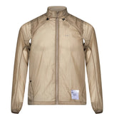 Tan jacket, front view