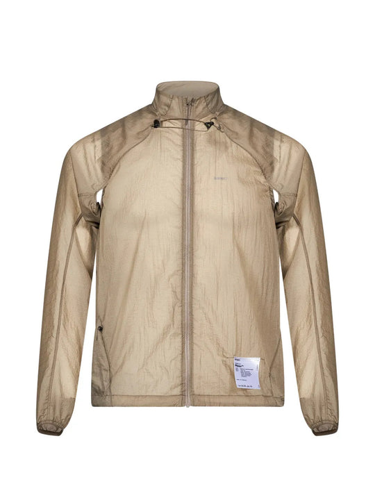 Tan jacket, front view