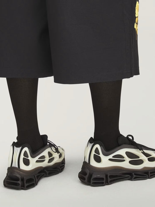 Black shoes, side view