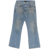 Blue pants, front view