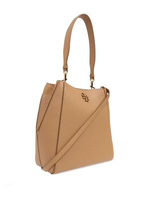 Tan bag, side view