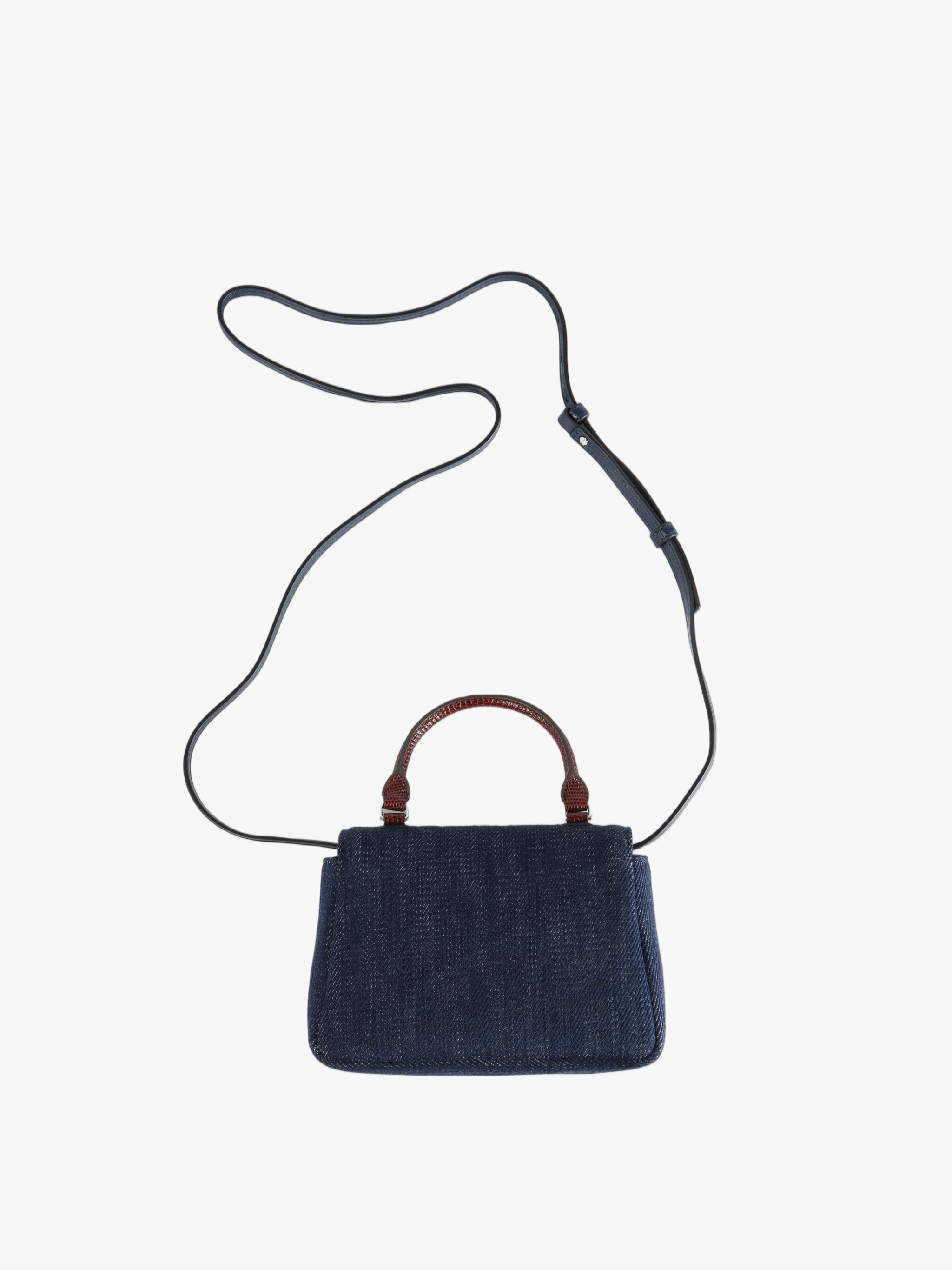 Navy bag, front view