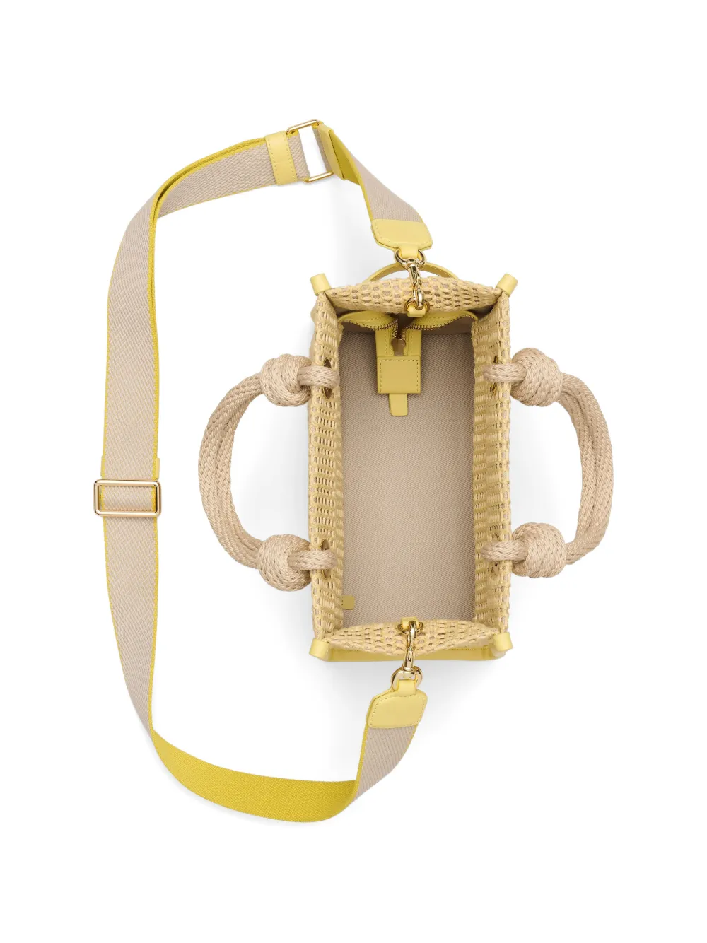 Yellow bag, front view