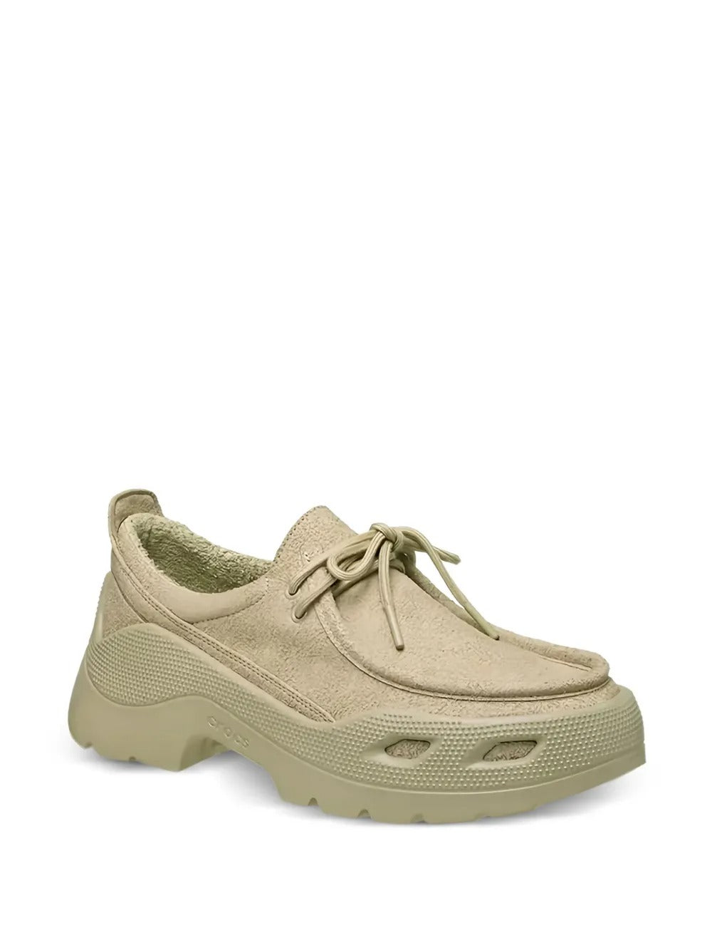 Brown shoes, side view