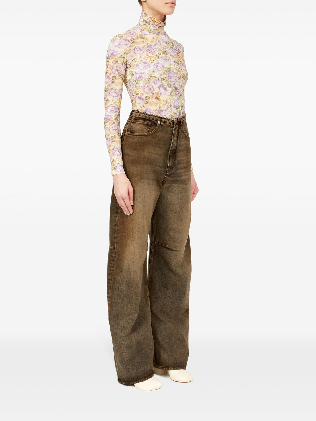 MM6 - Women 5 Pockets Long Pants