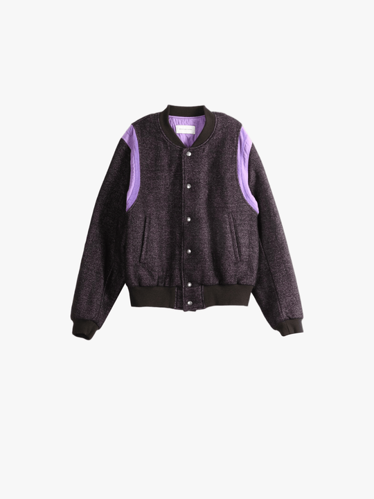 Purple jacket, front view