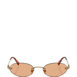 Orange eyeware, front view