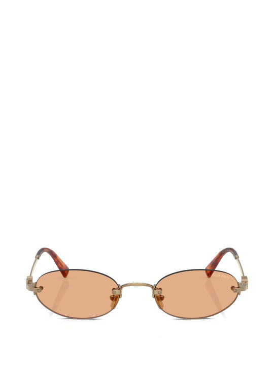 Orange eyeware, front view