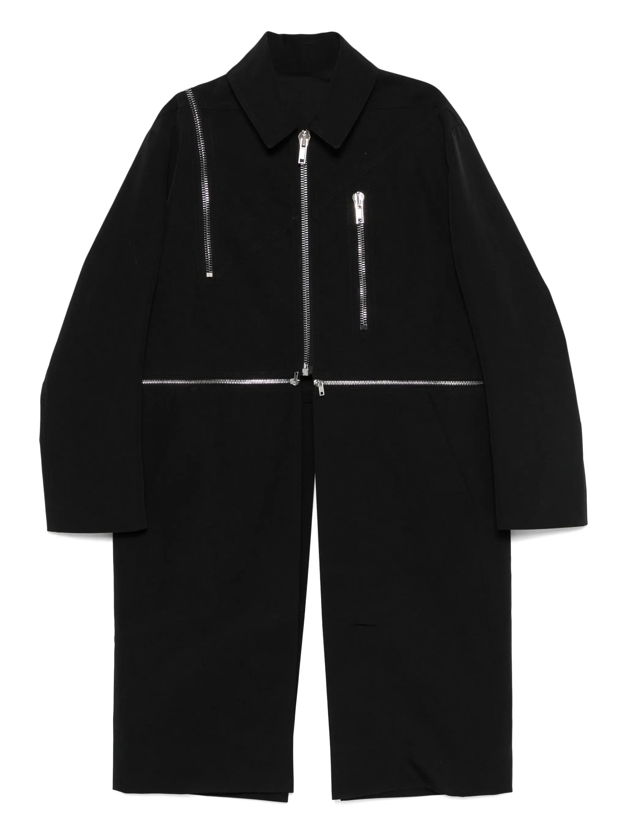 black jacket, front view
