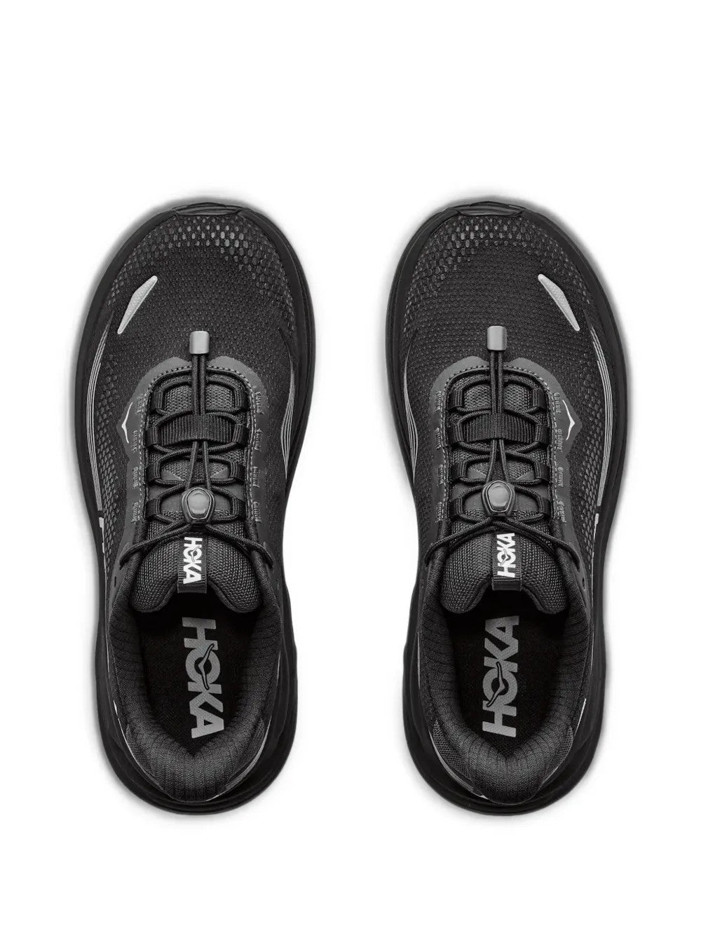 Black shoes, front view