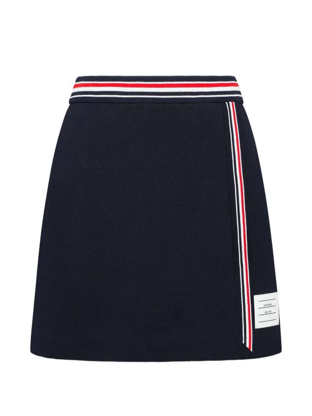 Navy skirt, front view