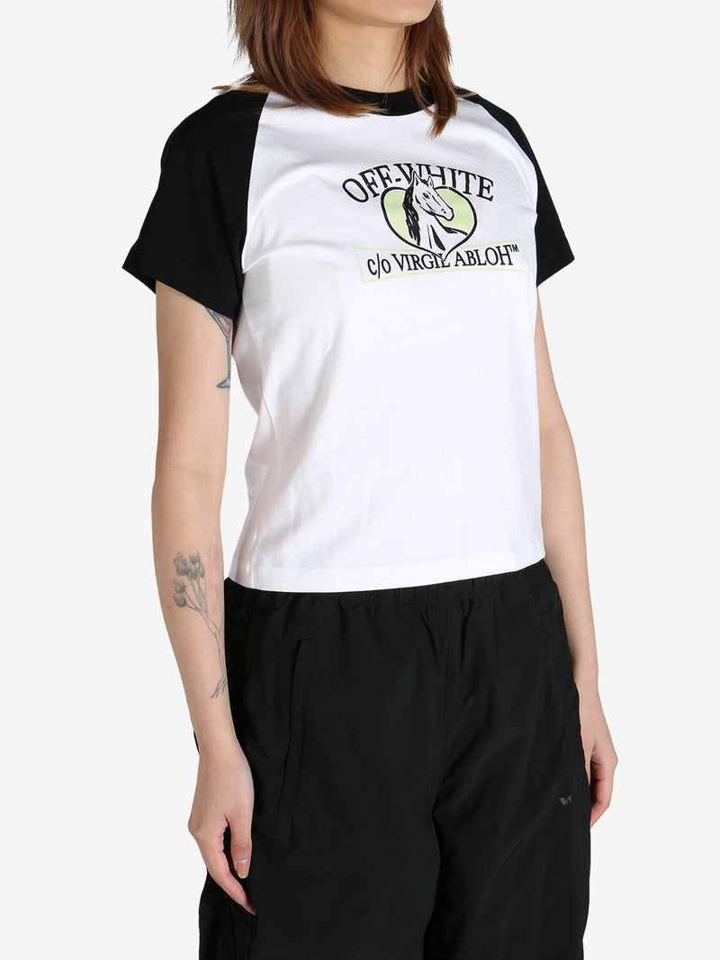 OFF WHITE - Women House Billboard Ragl Fit Tee