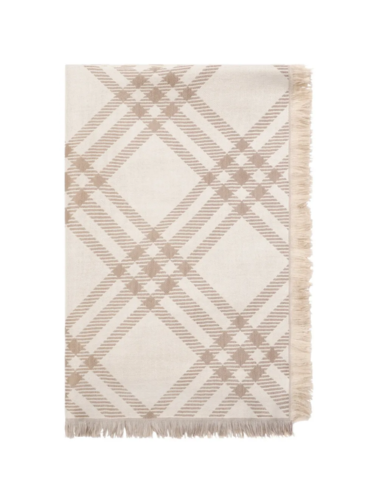 Brown scarf, front view