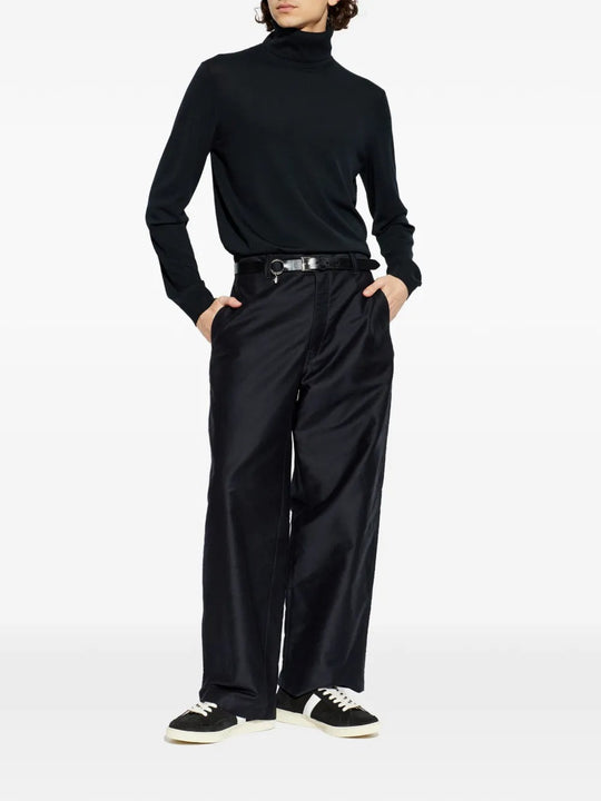 Black pants, full body view