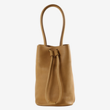 Tan bag, front view