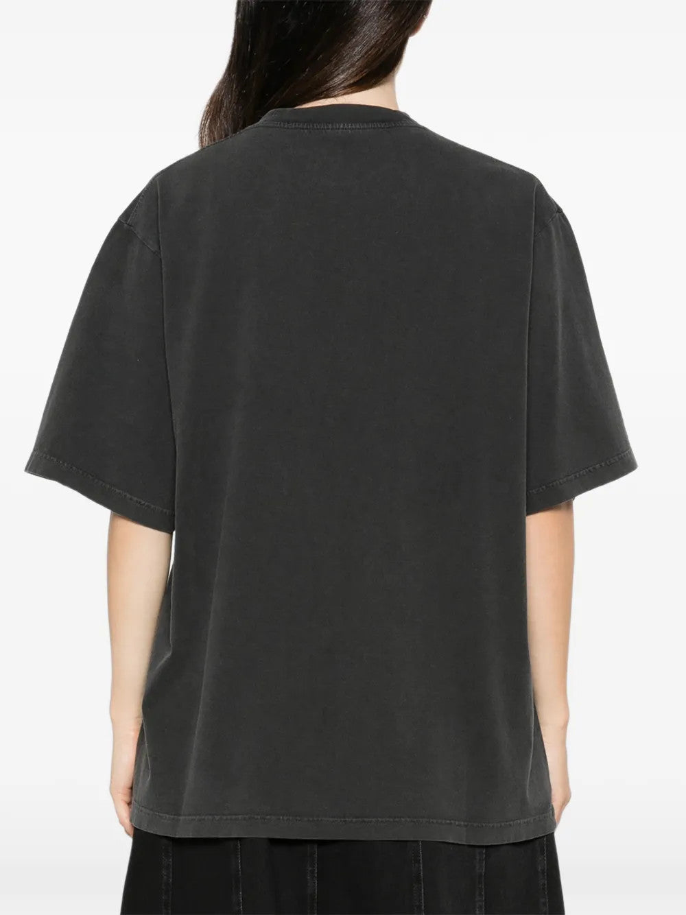 Black t-shirt, front view