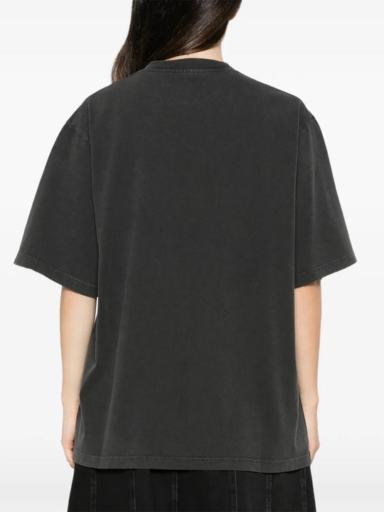 Black t-shirt, front view