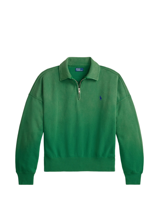 Green sweatshirt, front view