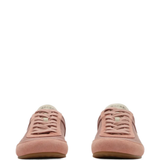 Pink sneakers, front view