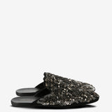 Black shoes, side view