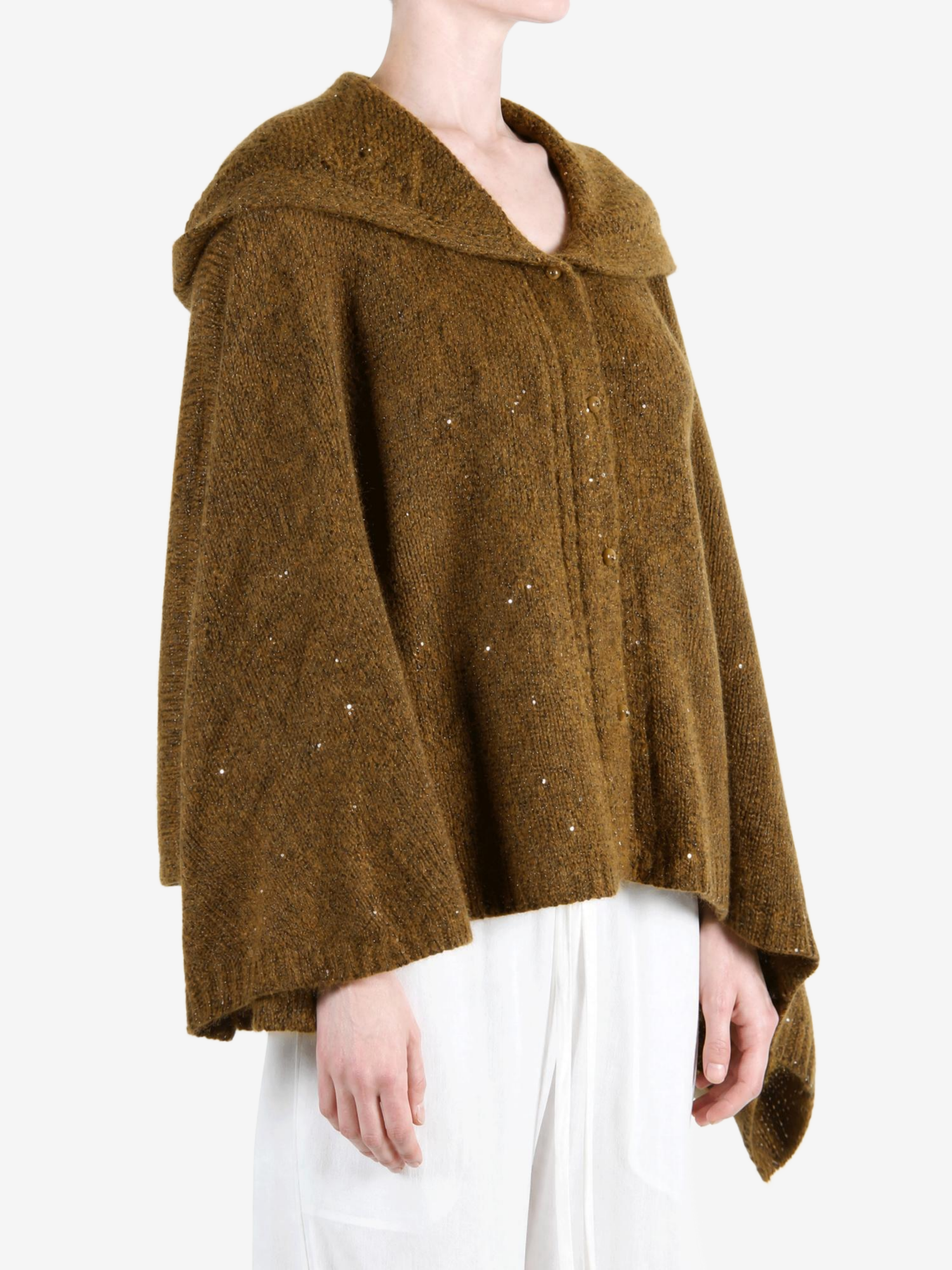 Brown jacket, front view