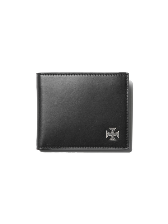 Black wallet, front view