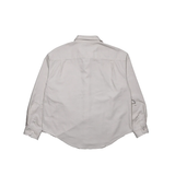White shirt, back view