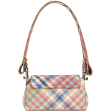 Tan bag, back view