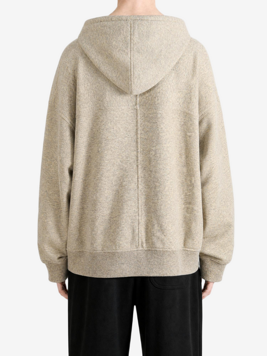 Tan jacket, full body view