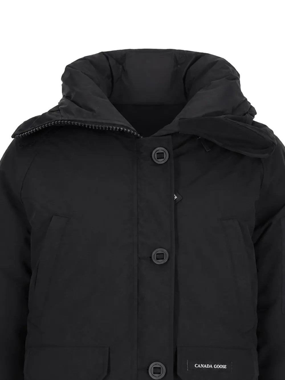 Black jacket, front view