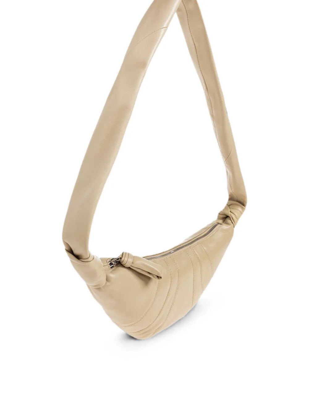 Tan bag, front view